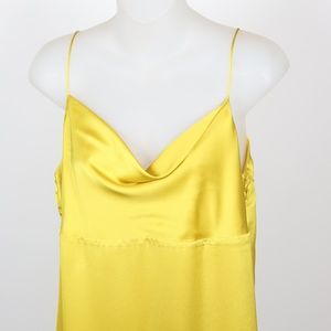 Gold Spaghetti Strap Dress